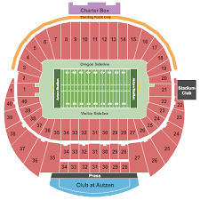 autzen stadium seating chart autzen stadium eugene oregon