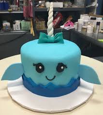 Baby Narwhal Cake Adrienne Co Bakery Themed Birthday Cakes Cake Boss Cake