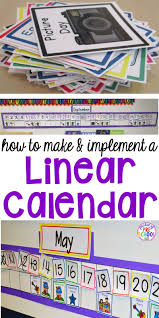 How To Make And Implement A Linear Calendar Pocket Of