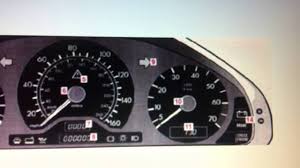 Mercedes C Class W202 Dashboard Warning Lights Symbols What They Mean Youtube