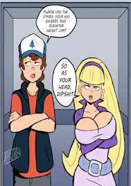 Gravity Falls - Elevator Action | Luscious Hentai Manga & Porn