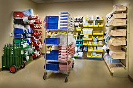 Bellevue medical centre & cardinal health cited 48% less time for clinicians to obtain supplies, and 87% less time in the supply room. Framewrx Modular Bin Storage System In Hospital Supply Room Systems And Space