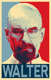 Walter White From Breaking Bad Illustration Heisenberg Image 1 Breaking Bad Pop Art Design Pop Art Print