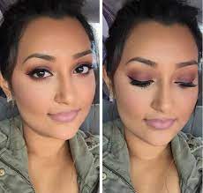 Protruding Eyes Makeup Makeup For Brunettes With Dark Skin Brunette Makeup Dark Skin Makeup Stunning Makeup