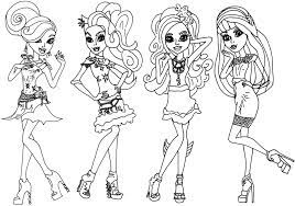 The spruce / kelly miller halloween coloring pages can be fun for younger kids, older kids, and even adults. Monster High Coloring Pages Coloring Library