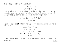 Plano De Aula 9Âº Ano Matematica Sistema De Equacoes