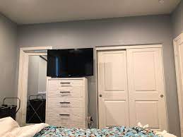 Consider installing surround sound in your bedroom with speakers close to the bed or on the. Bedroom Tv Mounting Hometheater