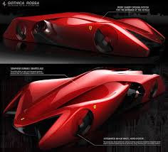 Ferrari Gothica Rossa 2025 Electric Hypercar Concept By Dong Hun Han South Korea Super Cars Concept Cars Futuristic Cars