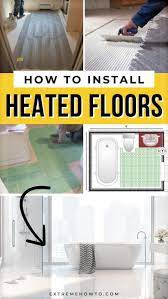 Installing A Radiant Heat System Diy Heated Floors For The Bathroom And Basements Video In 2021 Floor Heating Systems Bathroom Flooring Options Heated Floors