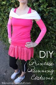 Diy Sleeping Beauty Running Costume Tutorial Princess Running Costume Running Costumes Running Clothes