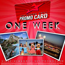Save your money with the aid of this amazing promotion:enjoy 20% off your order. Our Limited Promo Card Sale Star Cinema Grill Baybrook Facebook