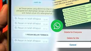 Cara Menarik Pesan Di Whatsapp Android Wa Web Dengan 3 Metode
