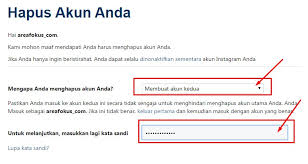 Check spelling or type a new query. Cara Hapus Akun Instagram 2 Langkah Permanen Hilang Area Fokus