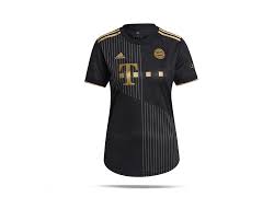 Auch red bull salzburg zeigt die neuen dressen für die saison 21/22. Adidas Fc Bayern Munchen Trikot Away 21 22 Damen Schwarz Fanartikel Fanshop