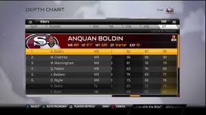 Madden 25 49ers My Custom Depth Chart 1 24 14