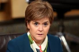 First Minister Nicola Sturgeon In The Main Chamber Of The Scottish Parliament Edinburgh Picture Jane Barlow Pa Wi Sturgeon Groundhog Day Scottish Parliament