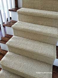 I have a couple of examples of the patterned stairs. A Sisal Substitute For The Stairs Carpet Staircase Staircase Carpet Runner Stair Runner Carpet
