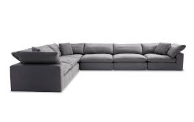 Dream Gray Modular 6 Piece Sectional Sectional Discount Furniture Bob S Discount Furniture