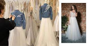 Weitere ideen zu hochzeitskleid jeansjacke, hochzeitskleid, hochzeit. Jeansjacke Braut Jeansjacke Zum Brautkleid Jeansjacke Braut Personalisiert