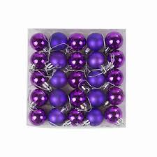 I really take pride in my xmas tree and these particular baubles are absolutely gorgeous. Pack Of 24 Mini Miniature Small Shiny Matte Christmas Tree Baubles Purple Ebay