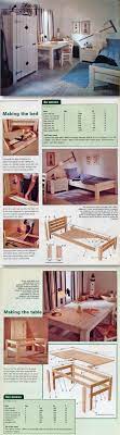 Kids Bedroom Furniture Plans Children S Furniture Plans And Projects Woodarchivist Com Bauplane Planer Holzwerken