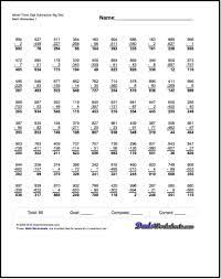 Subtraction Worksheets Full Borrowing Multiple Digit Subtraction Worksheets With A More Conventional Mix Of Prob Subtraction Worksheets Subtraction Worksheets