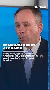 Steve Hofer, Special Agent in Charge for the Drug Enforcement  Administration's New Orleans Division talks about recently apprehended  immigrants, https://bit.ly/3FeweVq