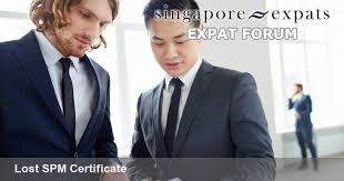 Hello people, please collect your spm official certificate, (the one you took two years ago is just a transcript) at chs office. Lost Spm Certificate Singapore Expats Forum