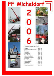 Gemeinsam im einsatz für oberösterreich! Jahresbericht 2006 Freiwillige Feuerwehr Micheldorf In Oo