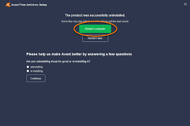 Ich konnte fast alles löschen außer dieses avast free antivirus ding. Uninstalling Avast Free Antivirus Avast