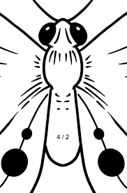 This is a center, or a cut and paste activity, focusing on shapes and the concept of symmetry. Butterfly Coloring Page Print And Online Free