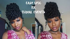 Easy Wedding Guest Updo Natural Hair Ft Weddingdigestnaija Youtube Wedding Guest Hairstyles Natural Hair Styles Natural Hair Wedding