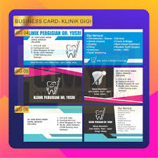 Klinik gigi dentes telah melayani masyarakat di sejumlah kota besar di indonesia, yogyakarta, bali, depok, bandung dan terbaru di purwokerto. Template Klinik Gigi Dental Version Business Card Name Card Ready Design Template Shopee Malaysia