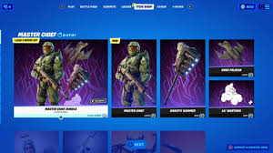 Click on the icon to preview their animation and music! How To Unlock The Master Chief Skin In Fortnite Digital Trends