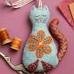 Embroidered Folk Art Cat - Yadkin Valley Fiber Center, 113 W Main St Event Image