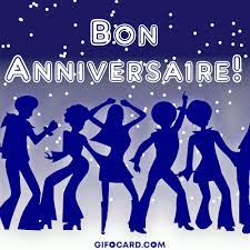 French Birthday Greeting Birthday Wishes Gif Happy Birthday Text Happy Birthday Wishes Cards
