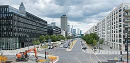 Am eingang zum frankfurter europaviertel werden anstelle eines bürohochhauses bis 2018 rund 400 wohnungen, ein hotelturm. Europaviertel Frankfurt Am Main Wikipedia