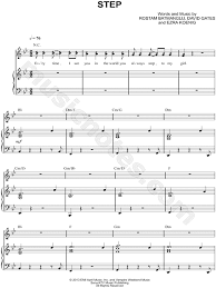 Vampire Weekend Step Sheet Music In Bb Major Transposable Download Print Sku Mn0159874