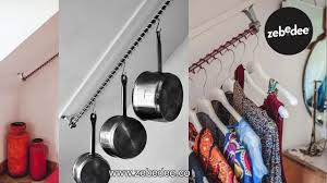 This includes the rails, drawers and brackets needed for internal components, ensuring clothes and accessories can be stored and organised as needed. Zebedee Any Angle Clothes Hanging Rails