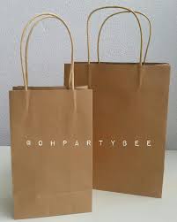 Brown Craft Paper Bag Ig Ohpartybee Wedding Malaywedding Partypack Birthdayparty Aqiqah Cukurjambul Vintagewedding Party Packs Paper Paper Bag