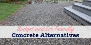 It was filled with glass, screws and other debris. Budget And Eco Friendly Concrete Alternatives Single Girl S Diy