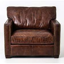 Trent Austin Design Grandfield Club Chair Club Chairs Leather Club Chairs Top Grain Leather Chairs