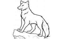The pictures above are examples of wolf drawing easy to be copied by your children in learning to draw wolves. 15 Wolf Drawing Easy For Kids Visual Arts Ideas