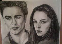 Edward and Bella misrepresentative Painting