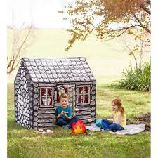 What does magic cabin sell? Magic Cabin Log Cabin Tent Sturdy Cotton Tent For Kids Indoor Or Outdoor Play Target