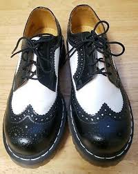 Black And White Wingtip Doc Martens Dr Doc Martens 3989 34 Brogue Black White Wingtip Rockabilly Air Wair Size 8 Fashion Clothing Shoes Accessories Mensshoes Casualshoes Ebay Link