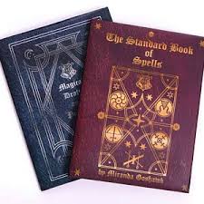 Harry Potter Wizard School Books Set Of Two Harry Potter Spell Book Spell Book Hogwarts School