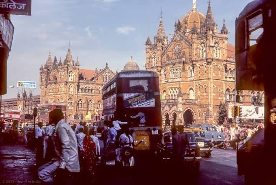 Four Views of Bombay (Mumbai) - Early 1980's - Old Indian Photos
