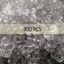 Acrylic Connectors Charms S Clips Loom Rubber Band Clips - Temu, S Clips  For Loom Bracelets