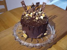 Chocolate explosion drip cake with milk and dark chocolate ganache. Chocolate Explosion Cakecentral Com